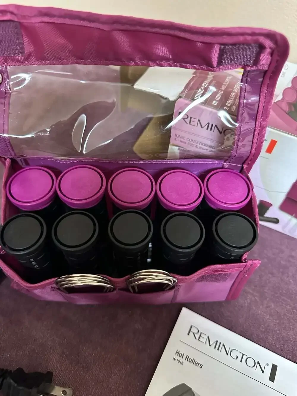 Remington Compact Ceramic Ionic Large and Medium Travel Hot Rollers